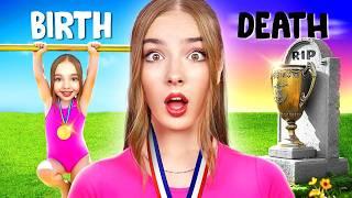 Tina Became the Best Gymnast! Birth to Death of Gymnast in Real Life