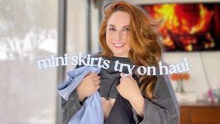 4K Mini Skirts Try On Haul | Amazon Finds