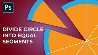 How to divide a circle into segments - Photoshop