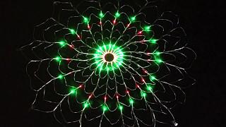 Round net holiday light christmas lighting decoration RGB color changing