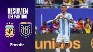 Argentina 1-0 Ecuador | Resumen Extendido del Partido, Goles y Mejores Jugadas | Amistosos 2024