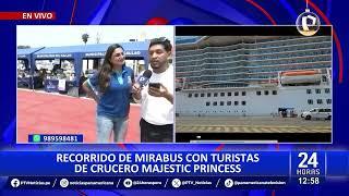 Crucero con casi 2 mil turistas llega al puerto del Callao