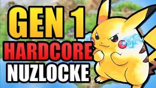 Pokémon Yellow - My First Gen 1 Hardcore Nuzlocke! (No items, No overleveling)