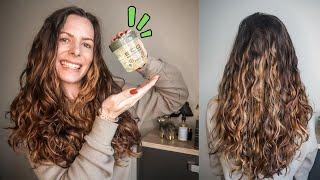 Eco Styler Gel on Wavy Hair // Eco Styler Olive Gel // Affordable gel for curly hair