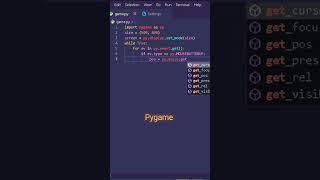 Pygame - Create game in python || Pygame python tutorial #python #pygame