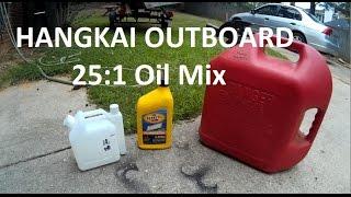 Hangkai Outboard - Fuel/Oil Mixture