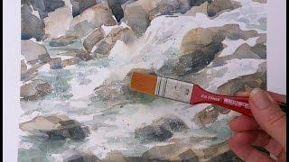 How to Paint Moving Water in Watercolor