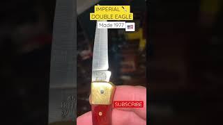 IMPERIAL KNIFE  DOUBLE EAGLE! MADE IN 1977 USA  SUBSCRIBE FOR MORE VIDEOS! #knifecommunity