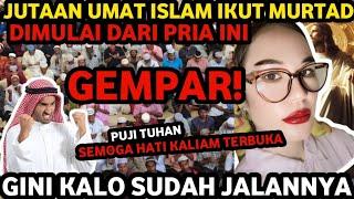 HATI-HATI MURTAD MASSAL! AGATHA DAN SAIFUDIN SADARKAN MUSLIM KRISTEN SATU-SATUNYA JALAN KESELEMATAN