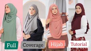 Simple And Easy Hijab Tutorial With Full Coverage । New Hijab Style । Everyday Hijab Tutorial ।