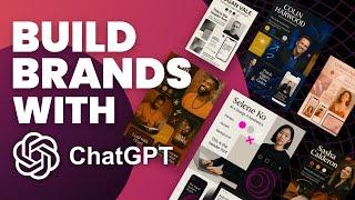 How I Create STUNNING Brand Concepts with ChatGPT (Full Demo)