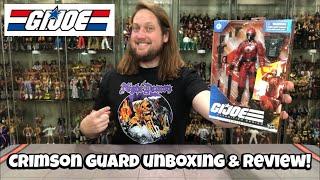 Crimson Guard GIJOE Classified Hasbro Unboxing & Review!