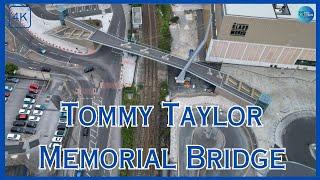 THE TOMMY TAYLOR MEMORIAL BRIDGE (BARNSLEY) (4K)