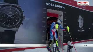 AUDI FIS Ski World Cup - Men's slalom - Adelboden (SUI), 1st run, Jan 11, 2025 #weliveskiing