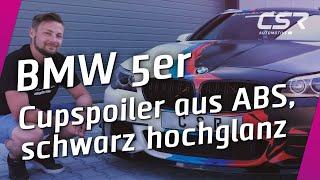 Montagevideo: Cup-Spoilerlippe für BMW 5er F10 / F11 M-Paket (CSR-CSL412)