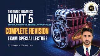 Thermodynamics Unit 5 | Introduction to I.C. Engines & Power Cycles | by Vishal Meghani Sir