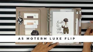 A5 Moterm Luxe Work Planner + Cloth and Paper