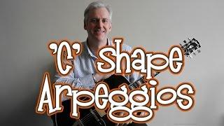 "CAGED" Arpeggios - The 'C' Shape