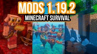 TOP 14 MODS para MINECRAFT SURVIVAL 1.19.2