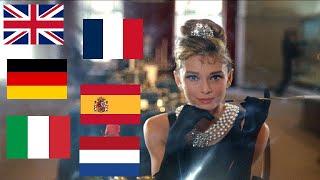 Audrey Hepburn Speaking 6 Languages