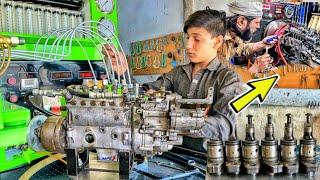 Amazing Restoration Hino Euro J5 Diesel Pump Rapier | How to diesel pump rapier amazing process