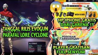 BOCORAN TANGGAL RILIS EVOGUN PARAFAL, EVO GUN TERBARU 2024, HP IPHONE GRATIS DARI GARENA FREE FIRE