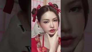 โนเกียร์เปลี่ยนลุคไปรับอั่งเปา #โนเกีย #makeup #ตรุษจีน