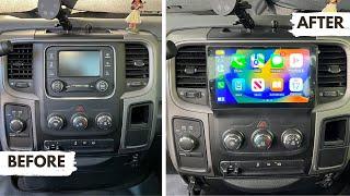 $146 9" Plug and Play Radio for Dodge Ram 1500+ || Apple CarPlay + Android Auto