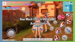 【SAOIF】How Much Cols to Upgrade/Unlock All Slots For Chaos Armor Level 175