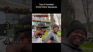 Top 5 Funniest 'Street Interview' Moments. #funny #interview #shorts