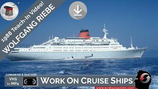 Working on Cruise Ships Teaser Video: Wolfgang Riebe