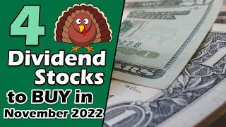 4 Cheap Dividend Growth Stocks to Buy for November 2022!