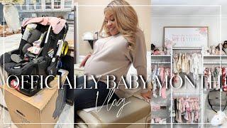 Vlog | It's Officially Baby Month! Baby Watch + Nesting!