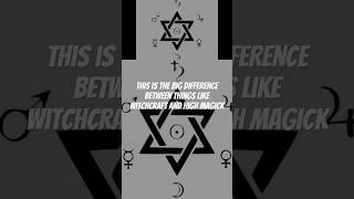 High Magick or Witchcraft? #spirituality #occult #esoteric #magick #magic #manifestation