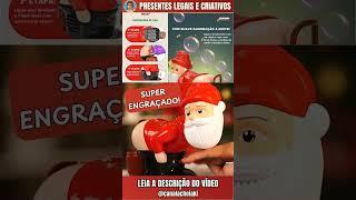 Papai Noel que solta bolinhas de sabão! #shorts