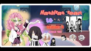  Hashiras react to season 4 | spoilers | Obamitsu  | angst | 2/?