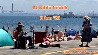 Beach Busking in Melbourne - ‘On A Roll’