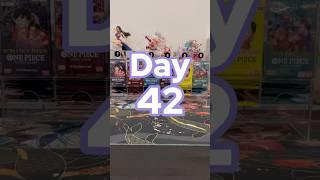 Day 42: OPENING ONE PIECE PACK UNTIL WE HIT A MANGA RARE! #onepiece #tcg #series #anime