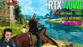 Destroying the RTX 4090 in The Witcher 3 Next Gen with Ray Tracing!