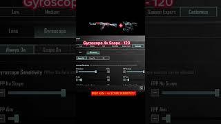 How To Best AKM + 4x Scope Sensitivity #shorts #viral #shortvideo #bgmi #pubgmobile #youtubeshorts