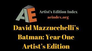 David Mazzucchelli’s Batman: Year One Artist’s Edition (flip through)