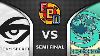 SECRET + SUMAIL vs BEASTCOAST - SEMI FINAL - BB DACHA 2023 Dota 2 Highlights