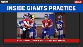 Talkin' Ball LIVE with Pat Leonard: First-hand analysis from inside Giants' 1st open OTA practice