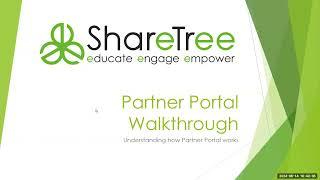 How to Use the ShareTree Partner Portal