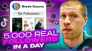 How to Get 5,000 REAL TikTok Followers in a Day