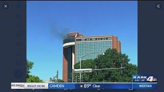 KARK 4 News at 6 - Crews responding to fire at Marriott Hotel in downtown Little Rock