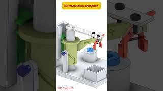 3D mechanical animation #design #solidwork #machine #cad