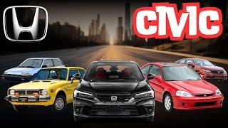 The Complete Evolution Of The Honda Civic