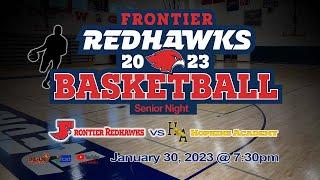 Frontier Boys Basketball  Vs Hopkins - Senior Night, January 30, 2023