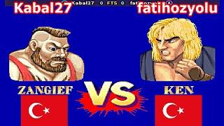 Street Fighter II': Champion Edition - Kabal27 vs fatihozyolu FT5